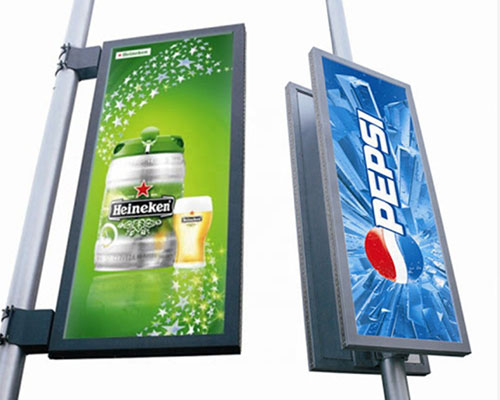 Street Light Pole LED Display
